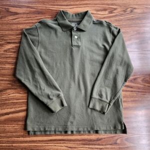 Faded Glory Vintage Polo Long Sleeve Shirt